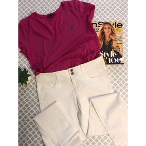 •• NEW •• American Eagle®️ Skinny Crop Jean White.